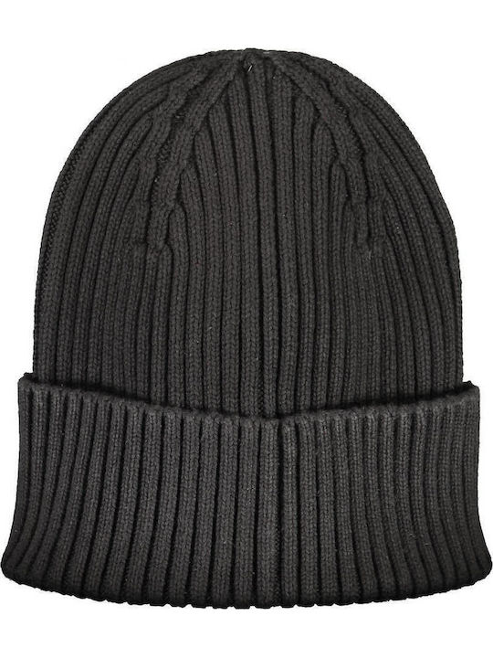 Beanie Männer Beanie mit Rippstrick in Schwarz Farbe 234279-0062