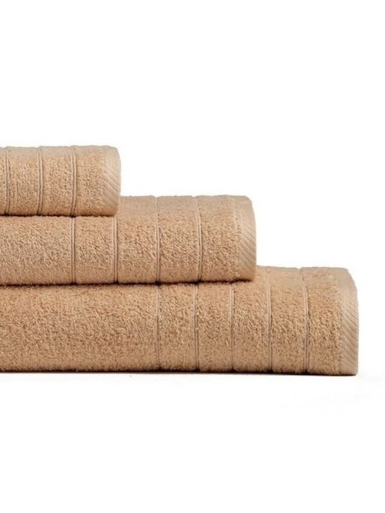 Melinen Facecloth Fresca 50x90cm. Beige Weight 500gr/m²