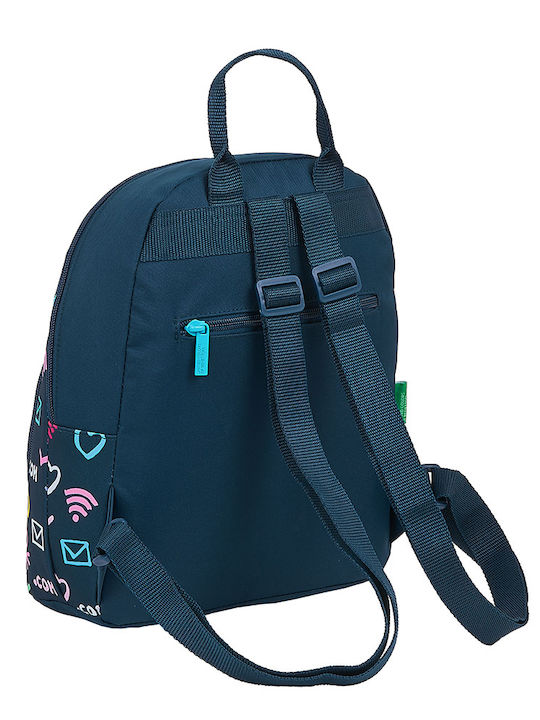 Benetton Schulranzen Rucksack Kindergarten in Blau Farbe