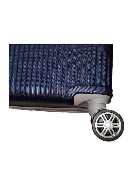 Ormi ESH312 Cabin Travel Suitcase Hard Blue with 4 Wheels Height 55cm