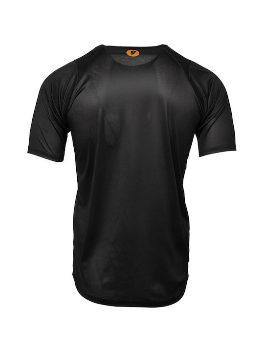 SHIRT ASSIST KURZARM SCHWARZ/ORANGE JERSEY | THOR