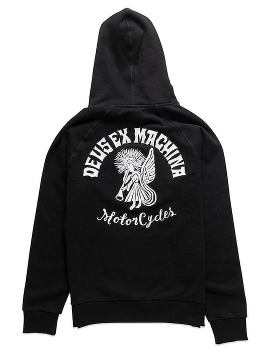 SWEATSHIRT HOODIE DEVIL ADDRESS BLACK DRP1 MW208691 | DEUS EX MACHINA