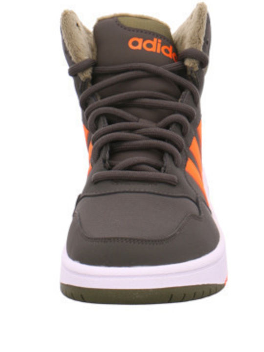 Hoops Mid Παιδικά Sneakers High Χακί