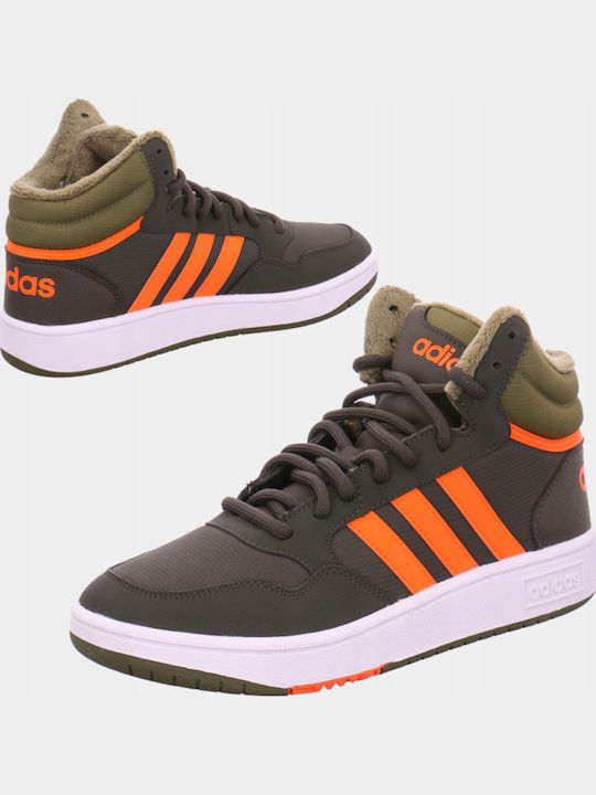 Hoops Mid Παιδικά Sneakers High Χακί