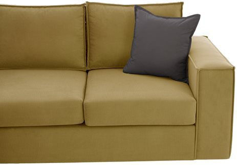 Monaco Colțar Canapea cu Unghi reversibil Galben 240x170x86cm.