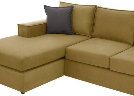 Monaco Colțar Canapea cu Unghi reversibil Galben 240x170x86cm.