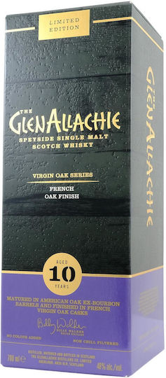 French Virgin Oak Single Malt Ουίσκι 10 Ετών Σκωτίας 48% 700ml