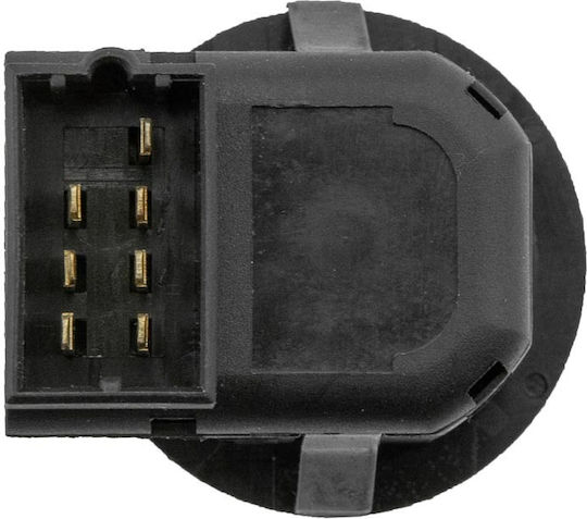 NTY Διακόπτης Καθρεφτών Αυτοκινήτου για Ford Focus 98 7pin Μαύρο