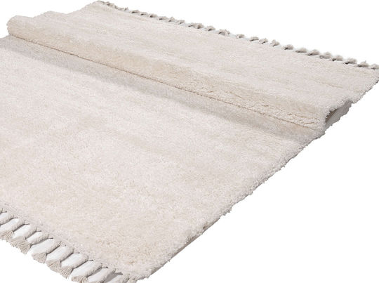 Polcarpet Soft Set Shaggy Covoare pentru dormitor Cream 3buc