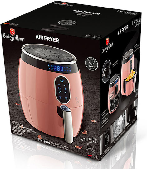 Berlinger Haus Air Fryer 2.6lt Ροζ BH-9174