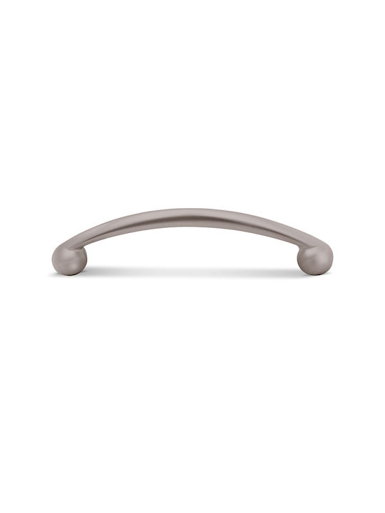 Conset C505 Handle Furniture made of Zamak Satine Nickel 108mm (Center Distance 96mm) C505-96S45S45 1pcs