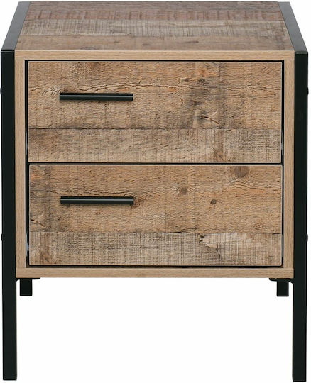 Pallet-W Ξύλινο Μαύρο / Antique Oak 44x40x50cm Ε8433,W Pallet-W Ξύλινο Μαύρο / Antique Oak 44x40x50cm Ε8433,W