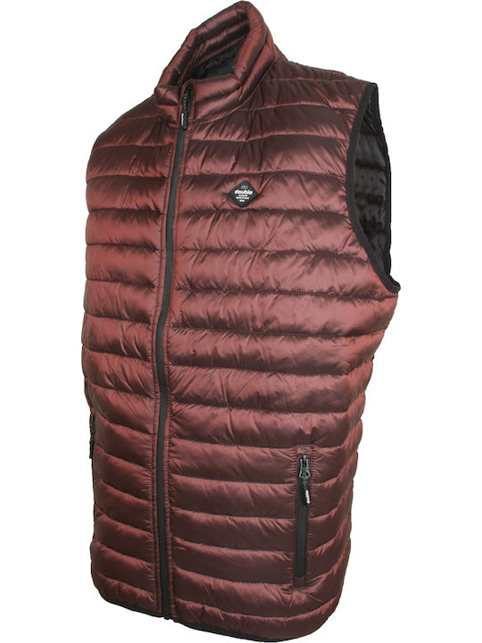 Ärmellos Jacke Puffer Wine Red