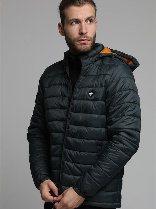 Winter Jacket Puffer Forest Green