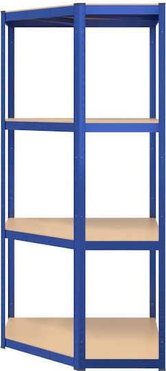 vidaXL Ecke Dexion Regal Verzinkt 75x75x160cm 152852