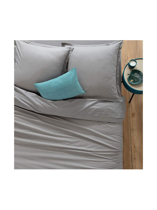 Atmosphera Pillowcase Oxford Grey 50x70cm.