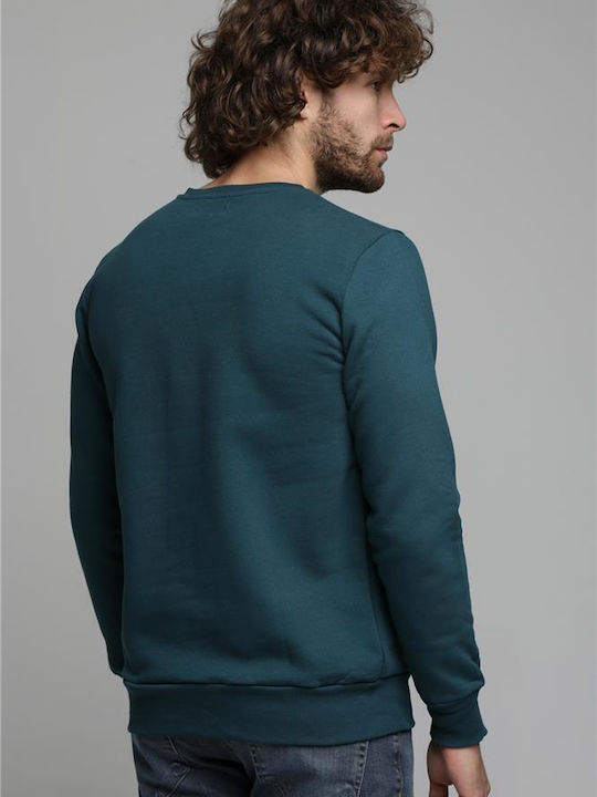 Paco & Co Herren Sweatshirt Petrol