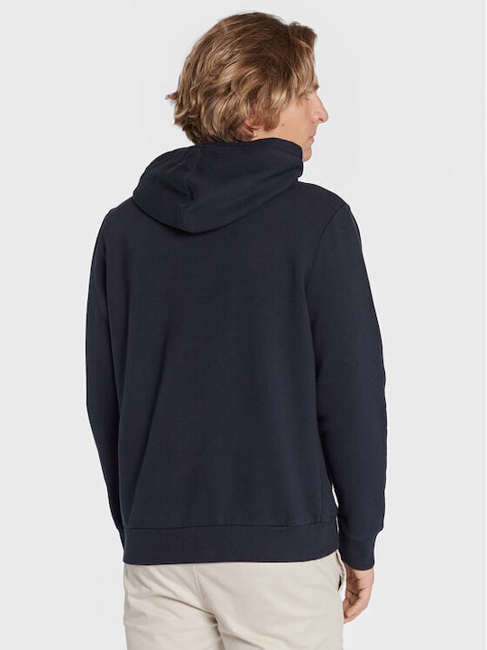 Napapijri Sweatshirt with Hood Navy Blue