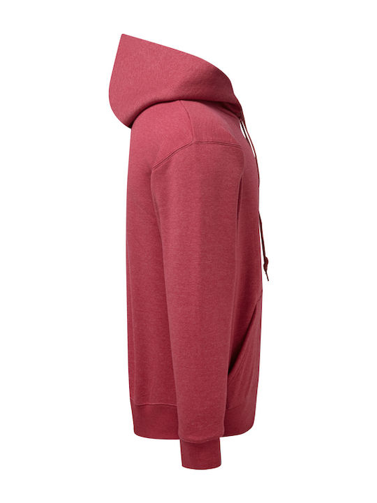 Fruit of the Loom Premium Men's Long Sleeve Promotional Sweatshirt Heather Red