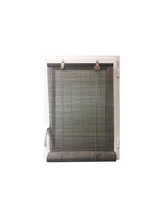 Shade Blind Bamboo in Gray Color L90xH180cm Shade Blind Bamboo in Gray Color L90xH180cm