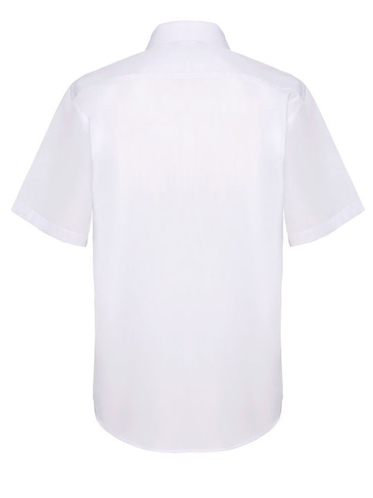 Fruit of the Loom Men's Shirt Short Sleeve Cotton White