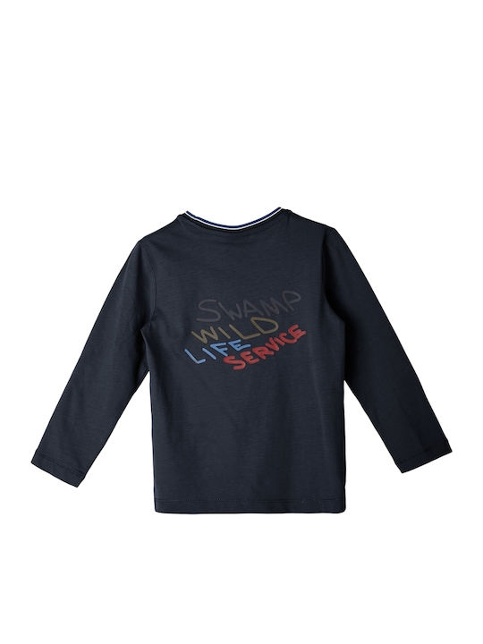 S.Oliver Kids Blouse Long Sleeve Navy Blue