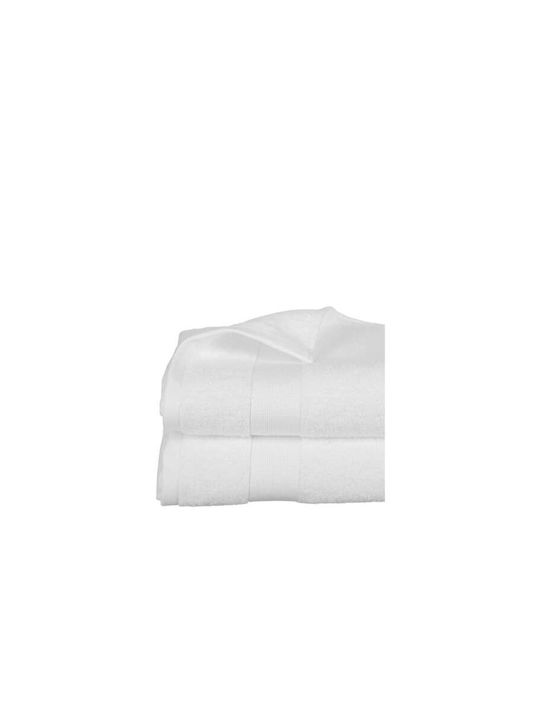 Atmosphera Πετσέτα Σώματος 100x150εκ. Λευκό Βάρους 450gr/m²