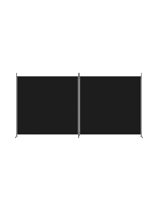 vidaXL Decorativ Paravan Tesatura cu 2 Panouri 348x180cm