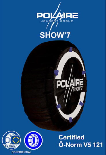 Polaire Show'7 No 85 Anti-slip Snow Socks 4x4 Car 2pcs