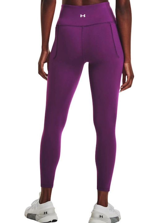 Meridian Women's Long Training Legging High Waisted Purple