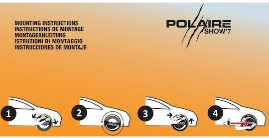 Polaire Show 7 No 82 Schneesocken 4x4 Fahrzeug 2Stück