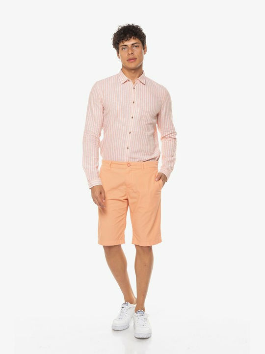 Tom Tailor Men's Shorts Chino Pink