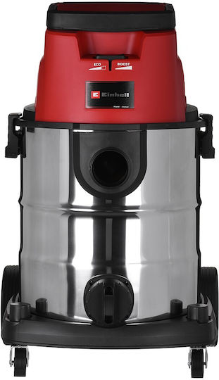 Einhell Tevc 36/25 Li Ssolo Επαναφορτιζόμενη Σκούπα Υγρών / Στερεών Χωρίς Φορτιστή και Μπαταρία με Ανοξείδωτο Κάδο 25lt