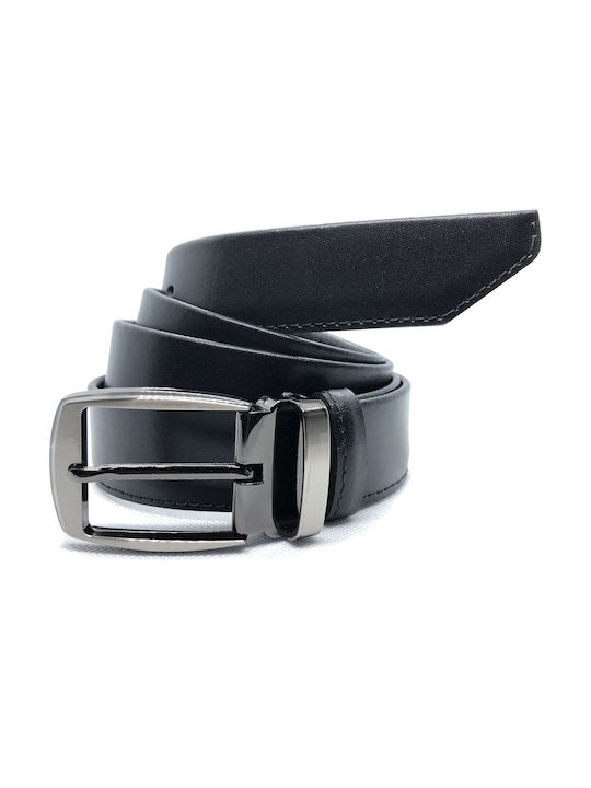 Men's Leather Belt Black