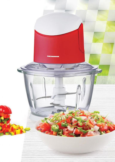Heinner Πολυκόπτης Multi 500W με Δοχείο 1lt Κόκκινος