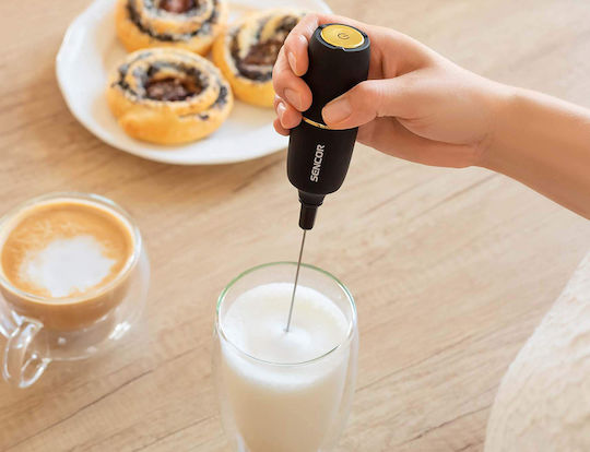 Sencor Milk Frother Hand Battery Black