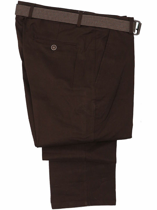 NEW YORK TAILORS 004.21.ISABEL 11 Men's Brown Trousers