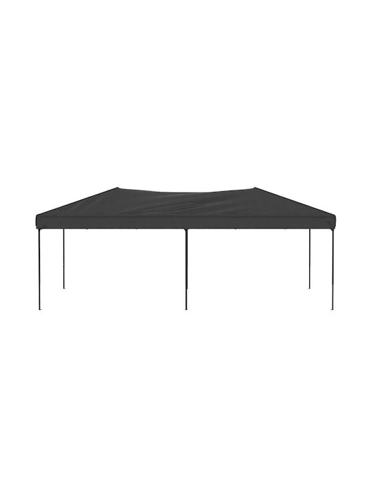 vidaXL Faltbarer Pavillon Garten Charcoal 3x6m