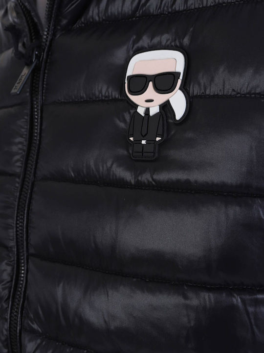Winter Jacket Puffer Waterproof Black