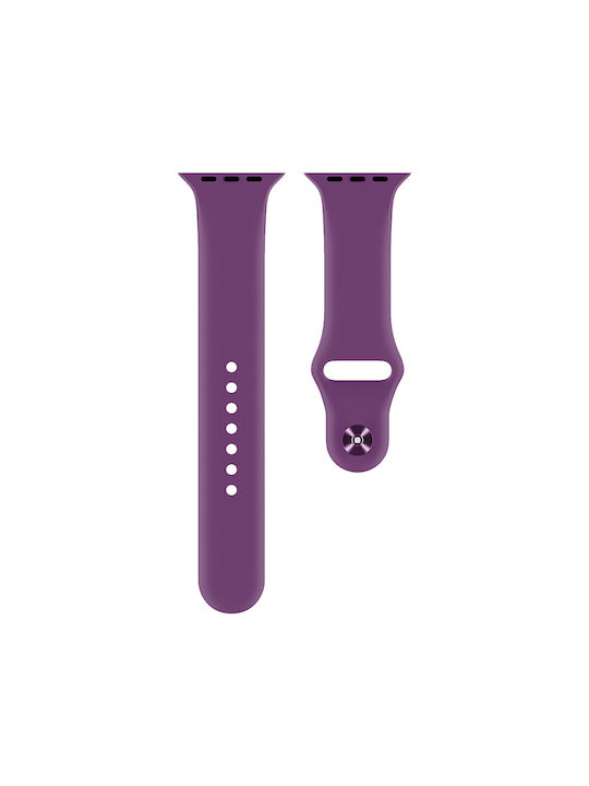 Sonique Soft Band Λουράκι Σιλικόνης Μωβ (Apple Watch 38/40/41mm)