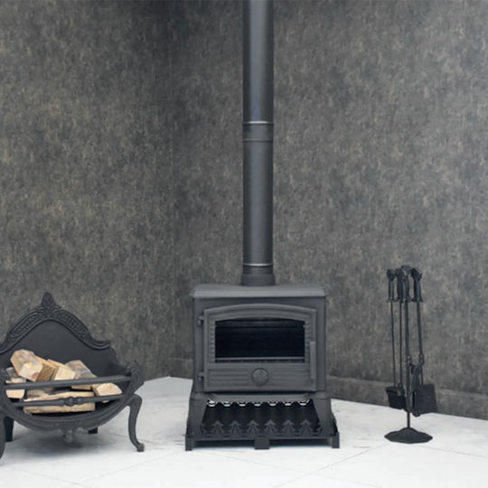 Thermogatz TGM-031 Cast Iron Wood Stove 10kW Gray