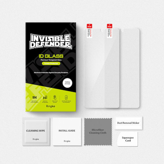 Ringke Invisible Defender 2.5D 0.33mm Tempered Glass 2τμχ (Galaxy A73)