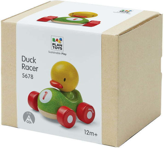 Plan Toys Агресивно Патица Количка За 3+ Години