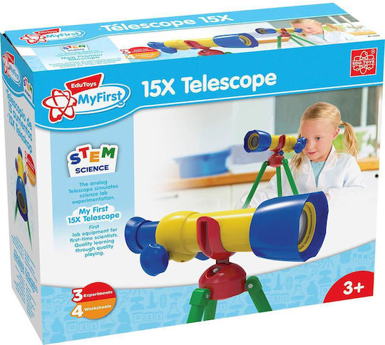 Edu Toys Τηλεσκόπιο 15X STEM Τηλεσκόπιο για 3+ Ετών