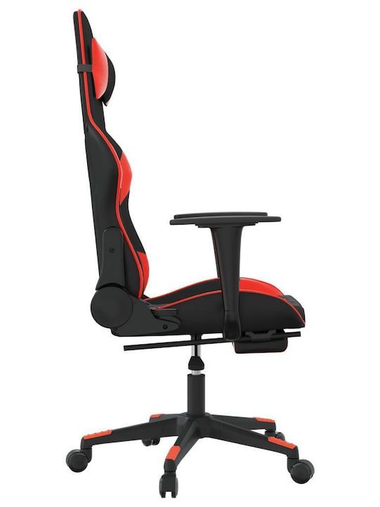 vidaXL 3143765 Gaming Stuhl mit Fußstütze Black/Red