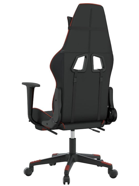 vidaXL 3143765 Gaming Stuhl mit Fußstütze Black/Red