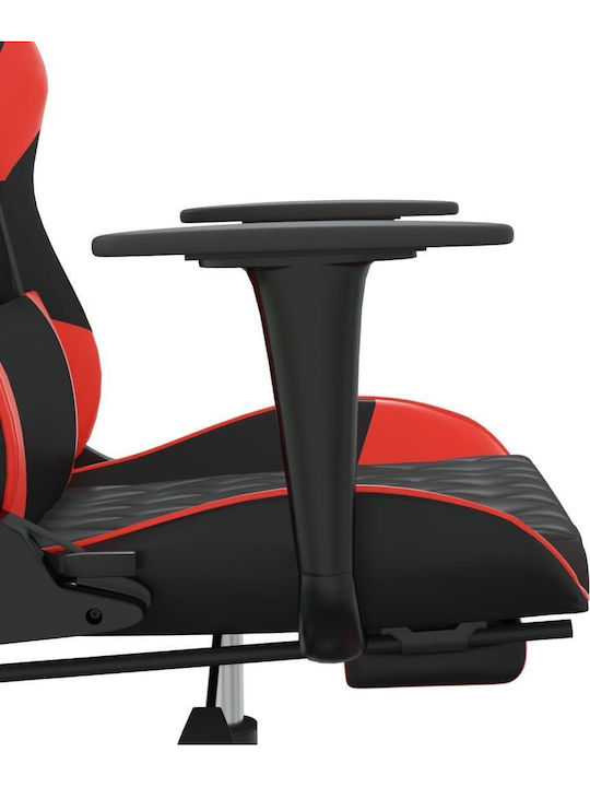 vidaXL 3143765 Gaming Stuhl mit Fußstütze Black/Red