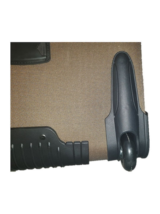 Ormi Reisegepäck Kabinen Stoff Beige mit 2 Räder Höhe 25cm