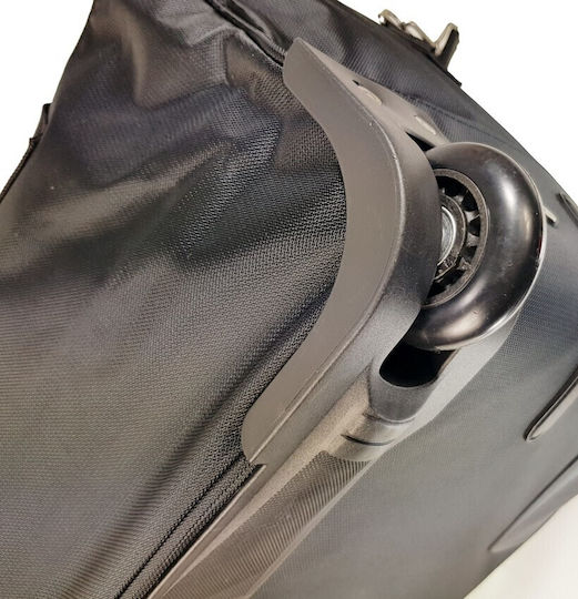 Diplomat Sack Voyage 46lt Black with Wheels Fabric L55xW30xH31cm