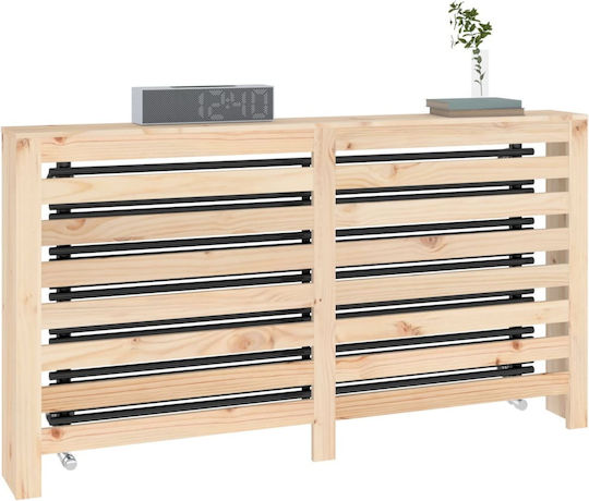 vidaXL Heizkörperabdeckung aus Massivem Holz Braune 153x19x84cm